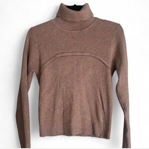 Petal & Pup Ribbed Turtleneck Long Sleeve Top | Size 8